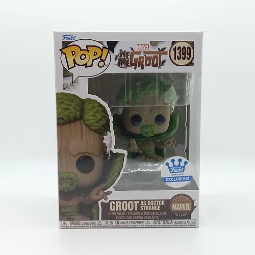 Funko Pop! Marvel We Are Groot como Doctor Strange 1399 Funko Shop Exclusivo