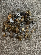 Lot Of Vintage Buttons Military Police Etc….  Lot 2