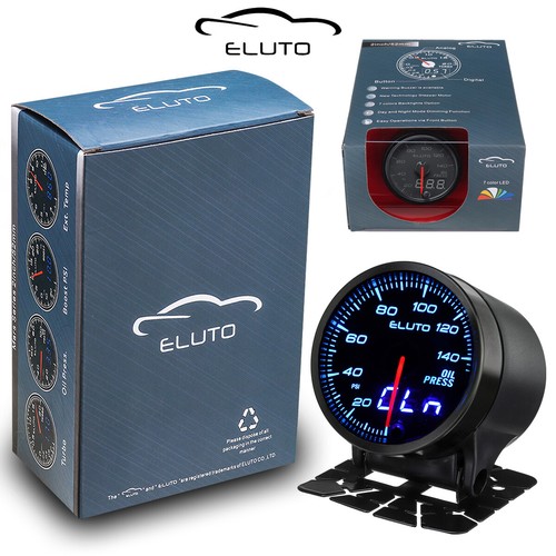52mm KFZ Auto Öldruck Oil Pressure Ölpresse Messgerät LED Anzeige PSI Instrument - Bild 4 von 15
