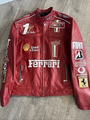 Vintage Ferrari Leather SFM KIMI Formula 1 Marlbaro Racing Vintage Ferrari Leather SFM KIMI Formula 1 Marlbaro Racing