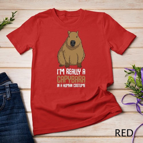 Capybara Disfraz Niñas Niños Mujeres Camiseta Unisex - Imagen 11 de 15