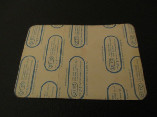 GRATEFUL DEAD BACKSTAGE PASS RICK GRIFFIN SKULL WINGS STEAL YOUR FACE CROSS 1983 - Picture 2 of 2