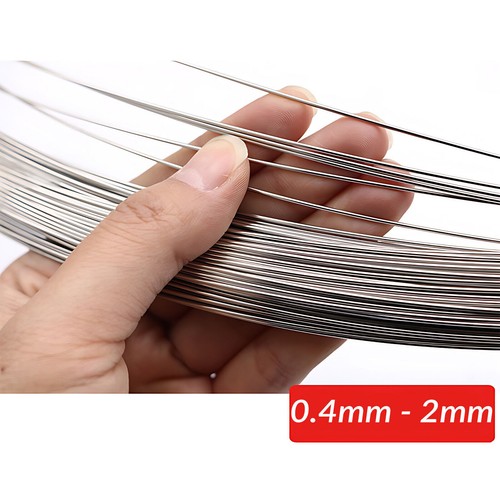 Wire Dia 0.4 0.5 0.6mm to 2.0mm 304 Stainless Steel Spring Steel DIY Accessories - Picture 6 of 11