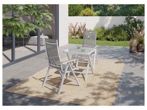 LIVARNO home Alu-Hochlehner »Houston«, 2 Stück, weiß/hellgrau - B-Ware neuwertig - Bild 7 von 7