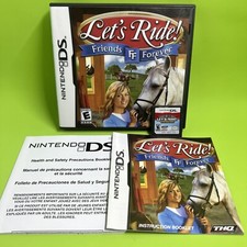 Let's Ride Friends Forever (Nintendo DS, 2008) Complete With Manual- Beautiful