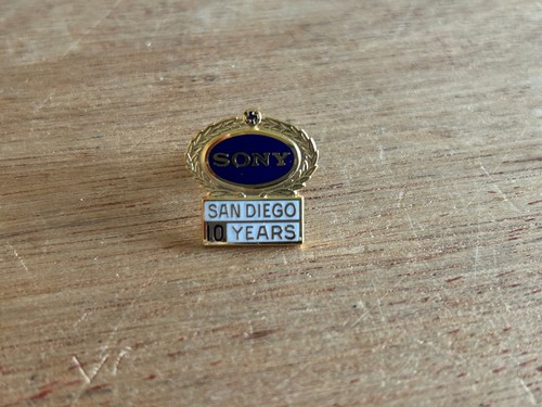 Sony Employee Service Award Anstecknadel 10 Jahre San Diego Vintage Werbung selten - Bild 10 von 21