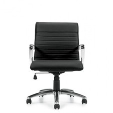 Offices to Go OTG11734B Mid-Back Executive Office or Conference Chair Black