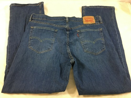 Levi 559 Herrenjeans W36 L30 gebraucht, in einwandfreiem Zustand dunkle Waschung gerades Bein - Bild 3 von 6