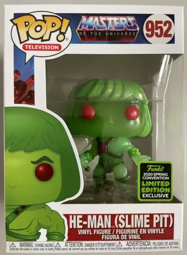 Funko Pop He-Man Slime Pit ECCC Exclusive MOTU Limited Edition Collectible #952