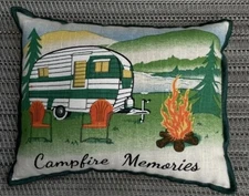 Camping Memories Paine Products Balsam Pine Scented Pillow 9 1/2” L  7 1/4”