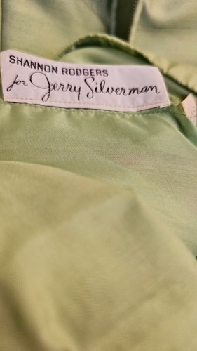 VTG Shannon Rogers for Jerry Silverman Lime Green Shift Dress See Description - Picture 4 of 7