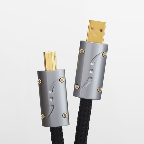 Viborg USB A-B Silver Plated Audiophile DAC Decode Printer Data Hifi Audio Cable - Picture 1 of 12