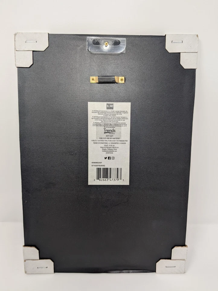 Collage de personajes Overwatch impresión de arte de pared placa de madera videojuego ventisca Foto 4 de 4