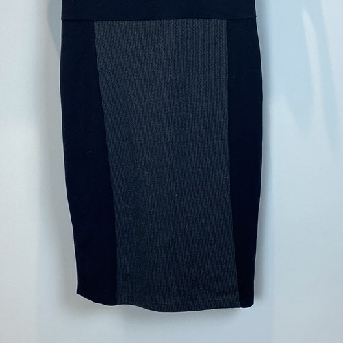 Austin Reed Dress UK12 Black Tweed Workwear Lined Fitted Soft Stretch Jersey - Picture 6 of 15