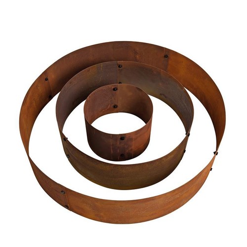 Pflanzpyramide Hochbeet Pflanzring Ø 40/80/120 cm Kräuterspirale Rost Pflanzbeet - Bild 3 von 10