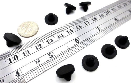 Almohadilla de vástago de goma con ojal de parachoques de 3/16", orificio de 3/16", panel de 1/16", almohadilla de 1/2" - Imagen 3 de 12