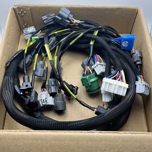 Engine Wiring Harness Compatible with Honda Civic Integra B16 B18 D16 OBD1 - Picture 3 of 6