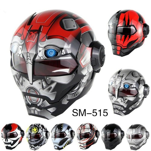 DOT Robot Motobike Moto Modular Flip Up Helmets Motorcycle Full Face Helmet  | eBay