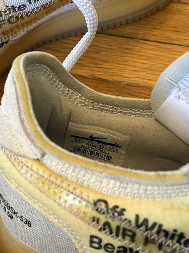 Nike Air Force 1 X Off White The Ten 43 EU 9.5 US 2017 sehr guter Zustand - Bild 19 von 24