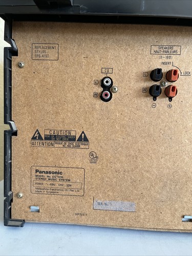 Panasonic SG-H10 Stereo Music System/ Quartz Digital Synthesizer TESTED&WORKING - Picture 10 of 14