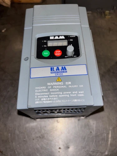 HITACHI RAM L100-022NFU , 3HP / 2.2KW VFD , 200-240V 1PH 22.5A 3PH 13A