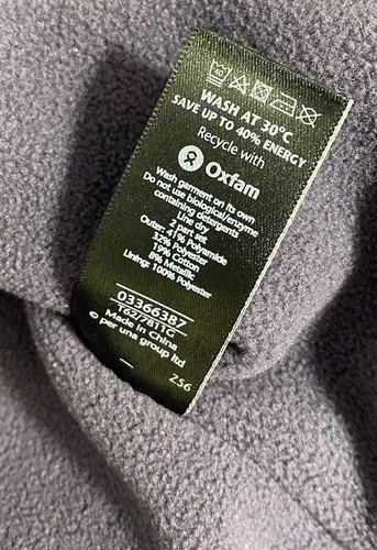 Marks And Spenser Fleece Lined Parka Jacket Coat Womens Size 10-12 - Picture 15 of 16