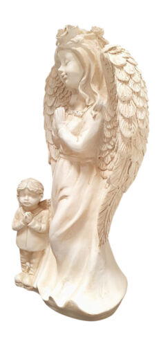 Angle and Boy Praying Figurine With Solar Light - Picture 2 of 5