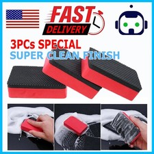 3x Pack Clay Bar Sponge Detailing Magic Car Clean Wash Cleaner Sludge Mud Remove 3x Pack Clay Bar Sponge Detailing Magic Car Clean Wash Cleaner Sludge Mud Remove