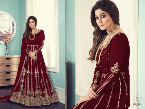 Abito da donna designer Kameez Salwar Sharara designer festa indiana matrimonio pakistano Kameez Salwar - Foto 4 di 6