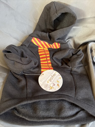 NEW Wizarding World Harry Potter Gryffindor Pet Dog Puppy Hoodie Size Small S - Picture 6 of 8