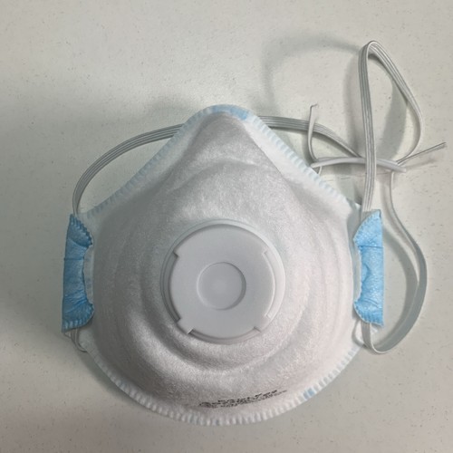 Dust Mask Respirator P2 with Valve Box 10 Disposable Mist Medical Painting Face - 第 3/10 張圖片