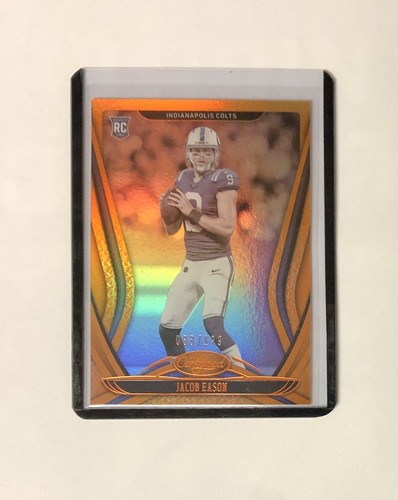 2020 Certified Football Jacob Eason RC Orange /199 Colts