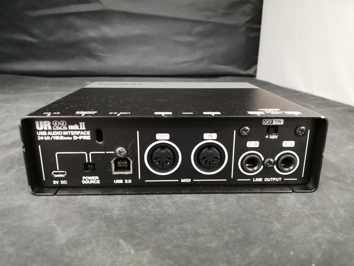 【極美品】Steinberg UR22 mk Ⅱ 2 192KHz\24bit Steinberg UR22 MKII 2x2 USB 2.0 Compact Audio Interface