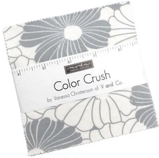 Color Crush Moda Charm Pack 42 100% Cotton 5" Precut Fabric Squares
