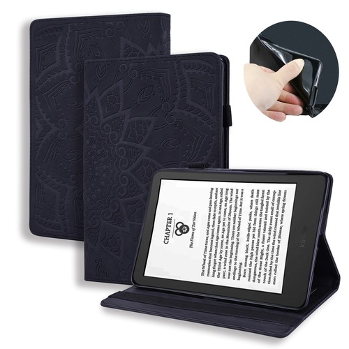Custodia supporto porta carte in pelle PU universale per Kindle 7" 2024/Fire HD 8 2024 - Foto 9 di 13