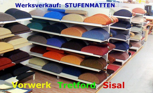 15x Stufenmatten Vorwerk Frisea 7G25 Allergiker -& treppengeeignet emissionsarm - Bild 11 von 20