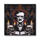 Edgar Allan Poe Gothic Vinyl Sticker Decal Raven Victorian Goth Horror Skulls