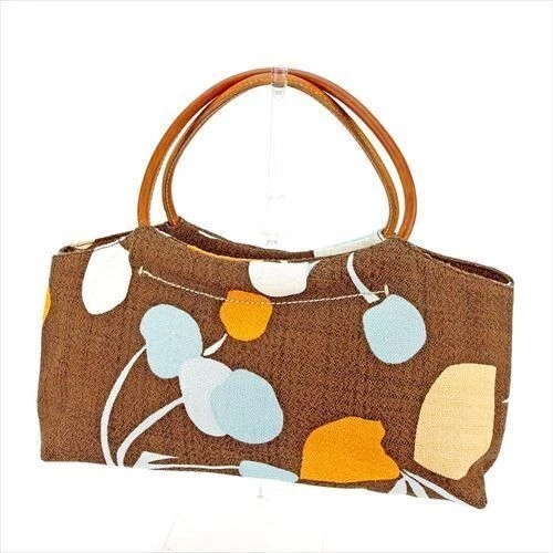 MIU MIU borsa miumiu marrone arancione donna autentica usata spedita dal Giappone!! JP!! Giappone