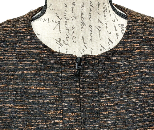 Coldwater Creek Jacket PL 14-16 Black Rust Excellent Business Gift - Picture 5 of 13