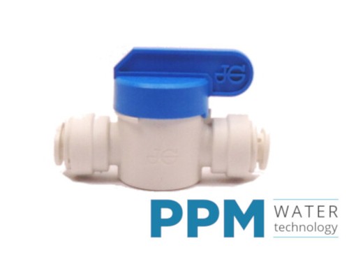 VALVOLA ACQUA DA 1/4" MISCELATORE  RICAMBIO OSMOSI INVERSA - JOHN GUEST A SFERA - Picture 3 of 5