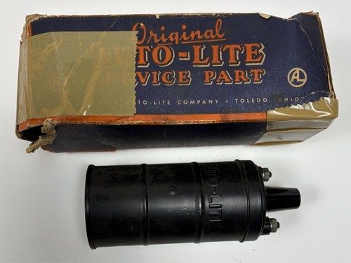 New Old Stock Solar Spark 6-Volt Ignition Coil for 1942-56 Models Mopar #920367