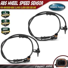 2x Front ABS Wheel Speed Sensor for Mercedes-Benz CLS550 E250 E350 E400 E63 AMG