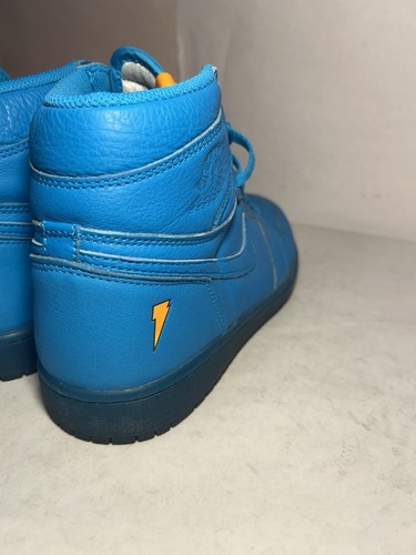 Jordan 1 Retro High OG G8RD Gatorade Cool Blue 2017 Uomo Taglia 8.5 (AJ5997-455) - Foto 4 di 15