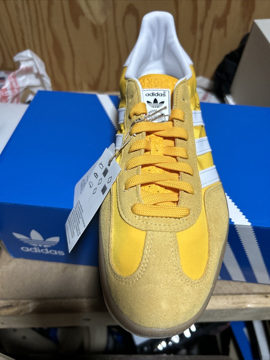 ■adidas■ Gazelle Indoor Mustard IE6606 adidas Gazelle Indoor Crew Yellow Gum IE6606 at PRM US