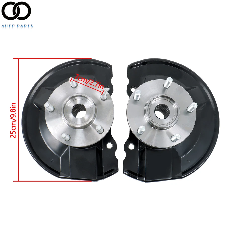 Nudillo de dirección delantera + cojinetes de cubo de rueda para Jeep Patriot Compass 2007-2017 Foto 3 de 4