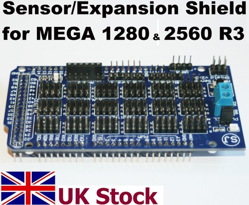 Placa de expansión Arduino MEGA 2560 Sensor Shield v2.0 para Mega 2560 R3 y 1280 - Imagen 1 de 4