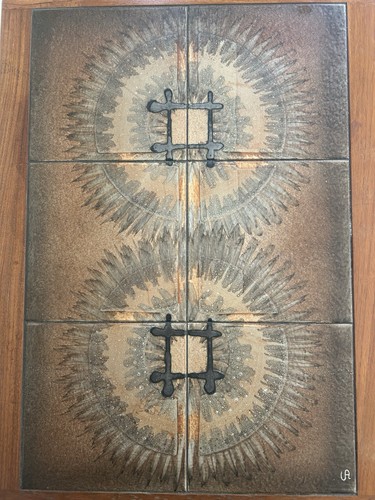 Johannes Andersen Mid Century Danish Modern Tile Teak Wood Table 27x19” Signed. - Picture 6 of 13