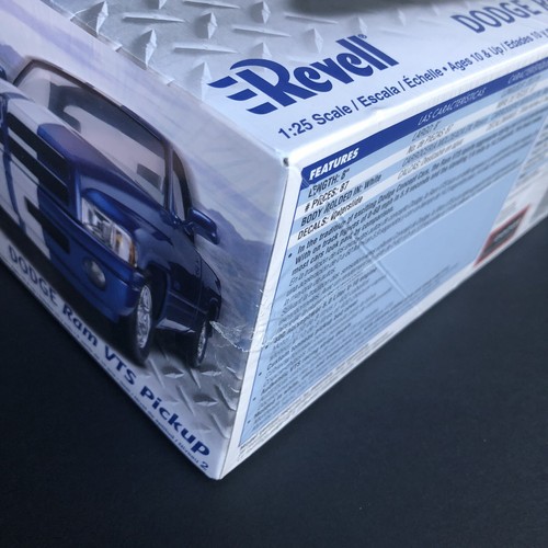 Camionetas Revell 1996 Dodge Ram VTS camioneta modelo kit 85-7204 escala 1/24 sellado - Imagen 9 de 11