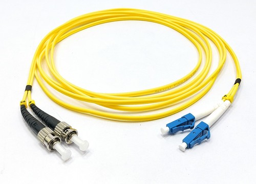 Duplex ST/UPC - LC/UPC Fiber Optic Cable 3 MTR - Picture 3 of 11
