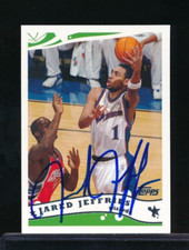 2005-06 Topps Jared Jeffries #53 signed auto autograph blue sharpie swsw6